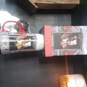 NWT holiday ceramic horse Christmas mug